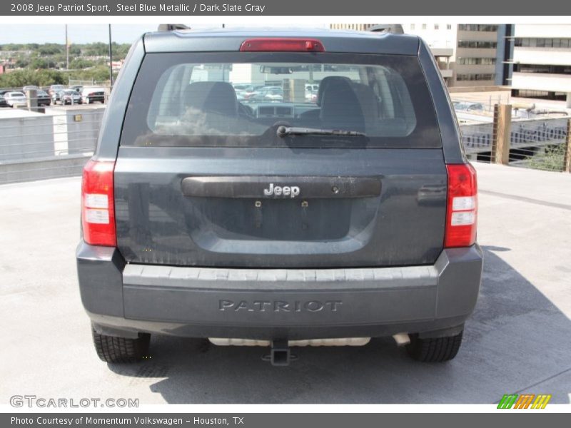 Steel Blue Metallic / Dark Slate Gray 2008 Jeep Patriot Sport