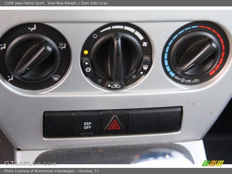 Steel Blue Metallic / Dark Slate Gray 2008 Jeep Patriot Sport