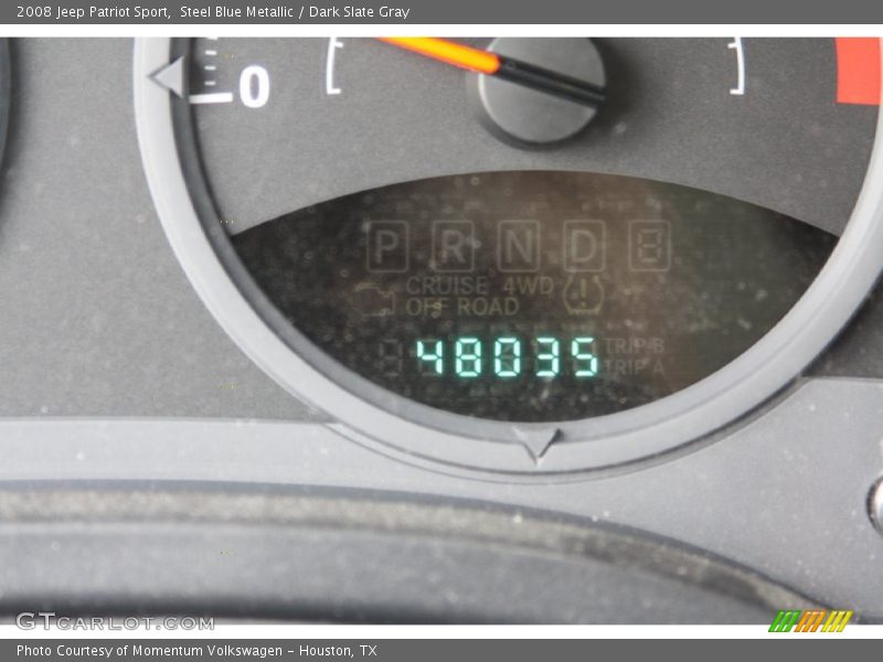 Steel Blue Metallic / Dark Slate Gray 2008 Jeep Patriot Sport