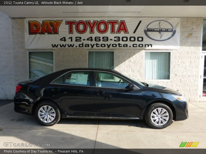 Attitude Black Metallic / Ash 2012 Toyota Camry LE