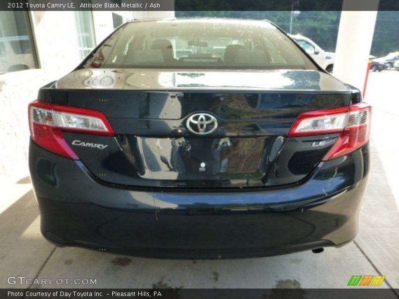 Attitude Black Metallic / Ash 2012 Toyota Camry LE