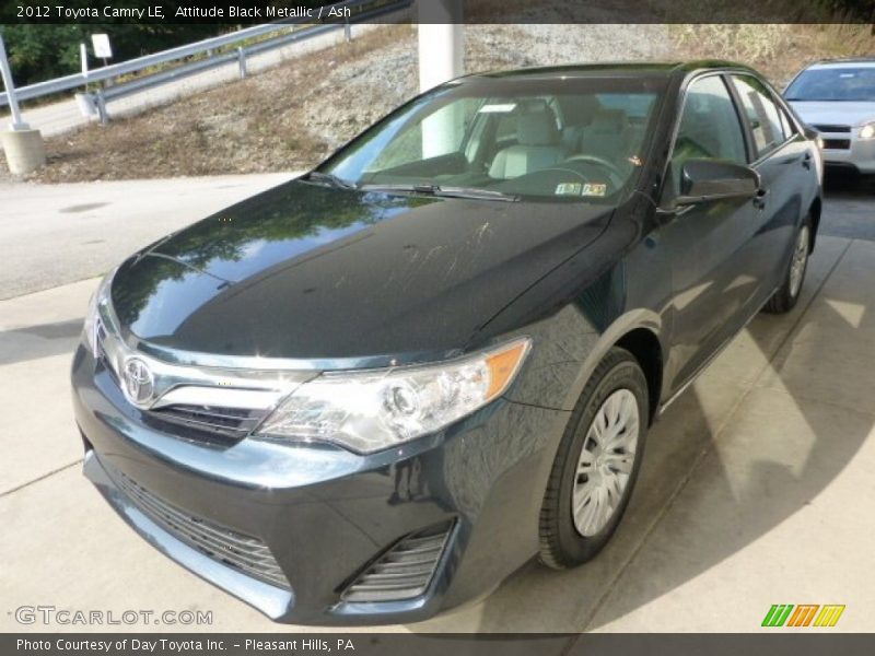 Attitude Black Metallic / Ash 2012 Toyota Camry LE