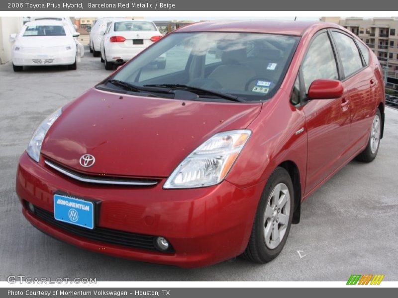 Barcelona Red Metallic / Beige 2006 Toyota Prius Hybrid