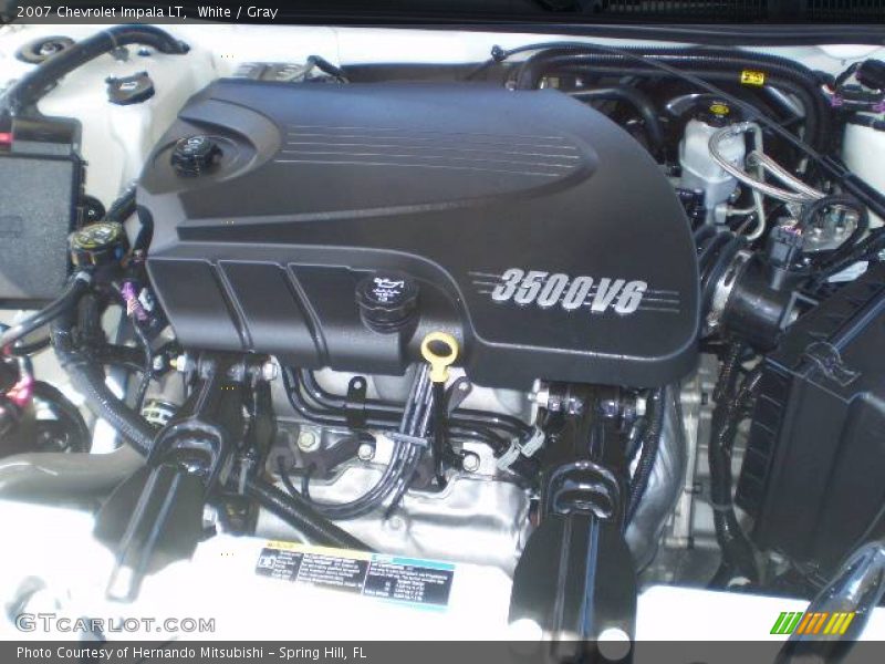 White / Gray 2007 Chevrolet Impala LT