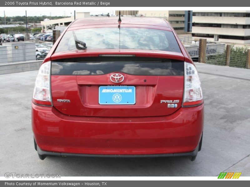Barcelona Red Metallic / Beige 2006 Toyota Prius Hybrid