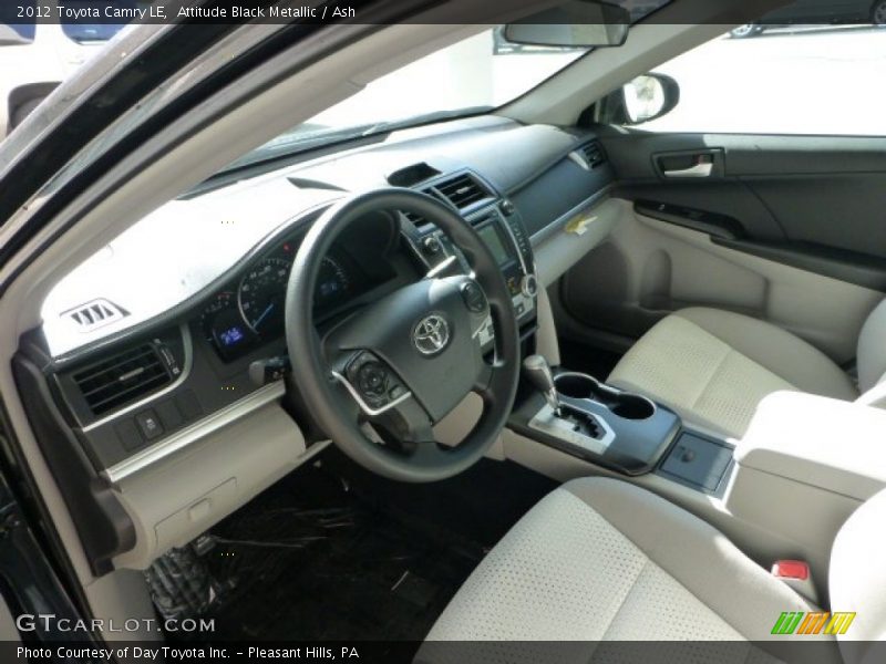 Attitude Black Metallic / Ash 2012 Toyota Camry LE