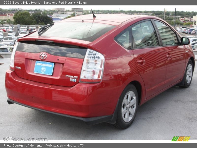 Barcelona Red Metallic / Beige 2006 Toyota Prius Hybrid