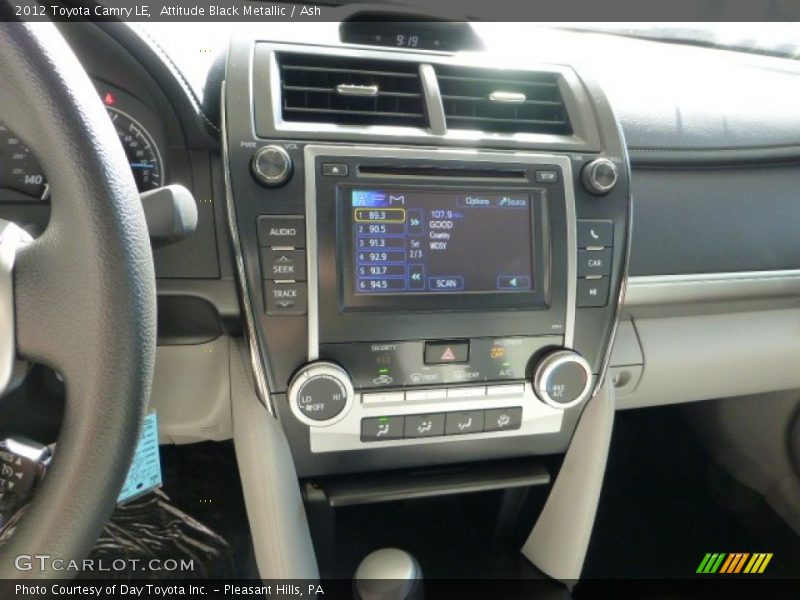Attitude Black Metallic / Ash 2012 Toyota Camry LE