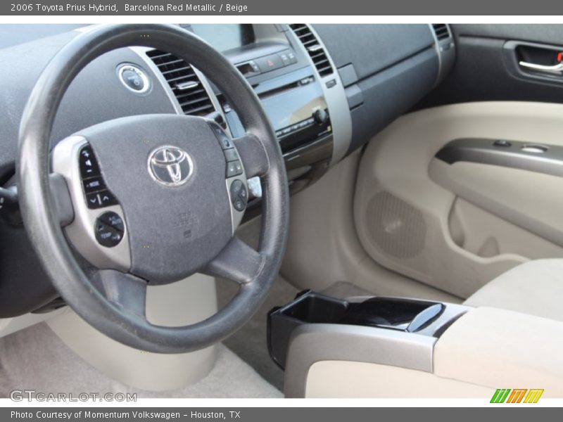 Barcelona Red Metallic / Beige 2006 Toyota Prius Hybrid