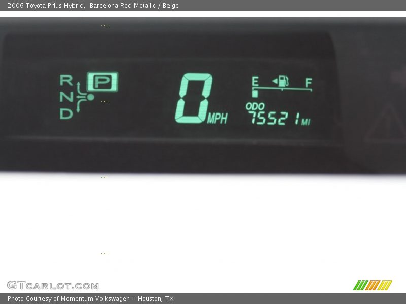 Barcelona Red Metallic / Beige 2006 Toyota Prius Hybrid