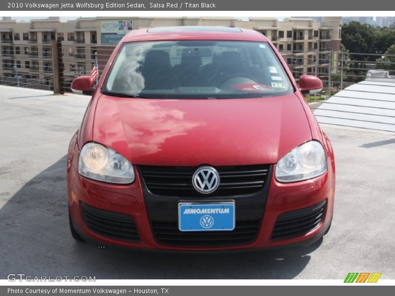 Salsa Red / Titan Black 2010 Volkswagen Jetta Wolfsburg Edition Sedan