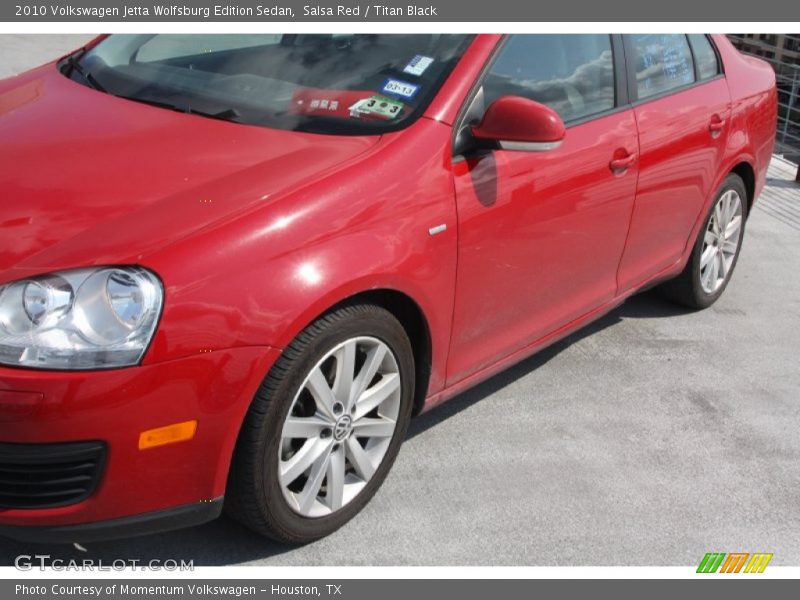 Salsa Red / Titan Black 2010 Volkswagen Jetta Wolfsburg Edition Sedan