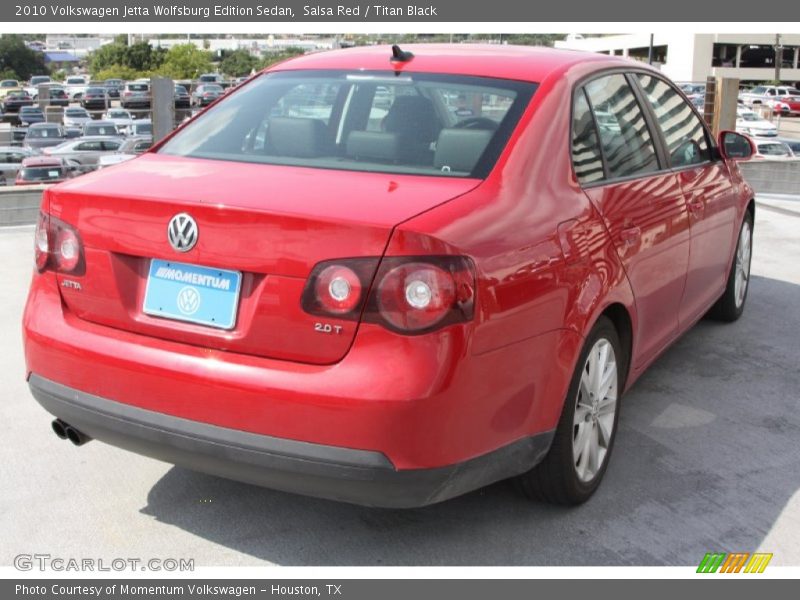 Salsa Red / Titan Black 2010 Volkswagen Jetta Wolfsburg Edition Sedan