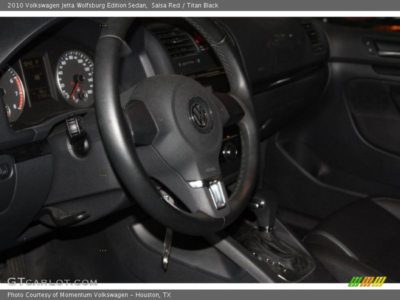 Salsa Red / Titan Black 2010 Volkswagen Jetta Wolfsburg Edition Sedan