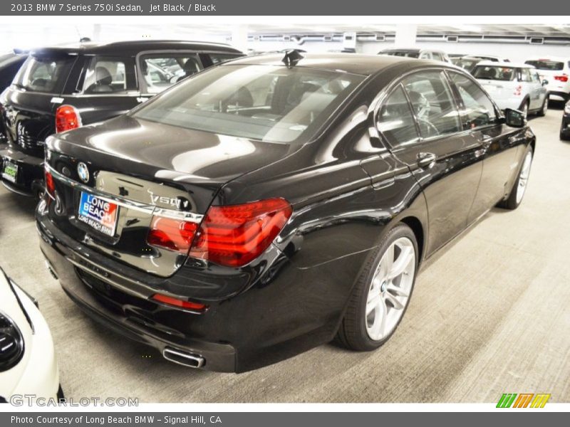 Jet Black / Black 2013 BMW 7 Series 750i Sedan