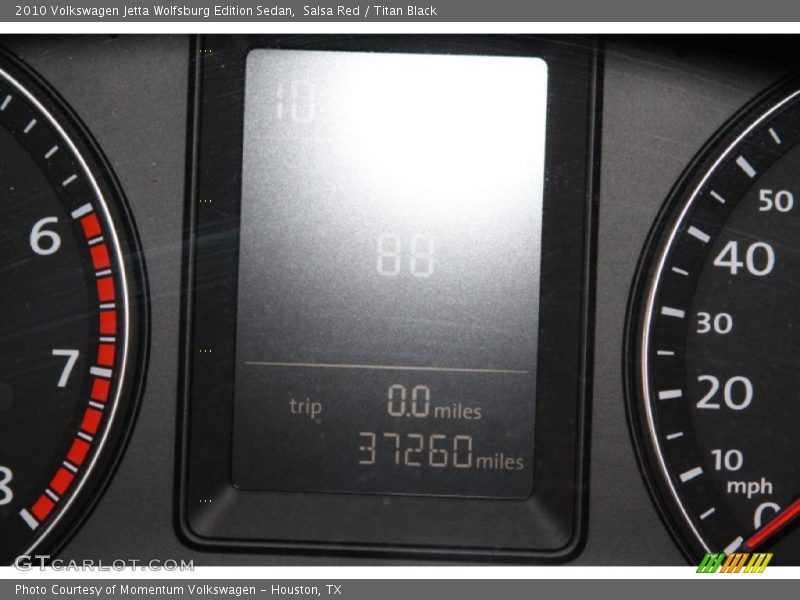 Salsa Red / Titan Black 2010 Volkswagen Jetta Wolfsburg Edition Sedan