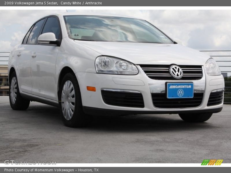 Candy White / Anthracite 2009 Volkswagen Jetta S Sedan