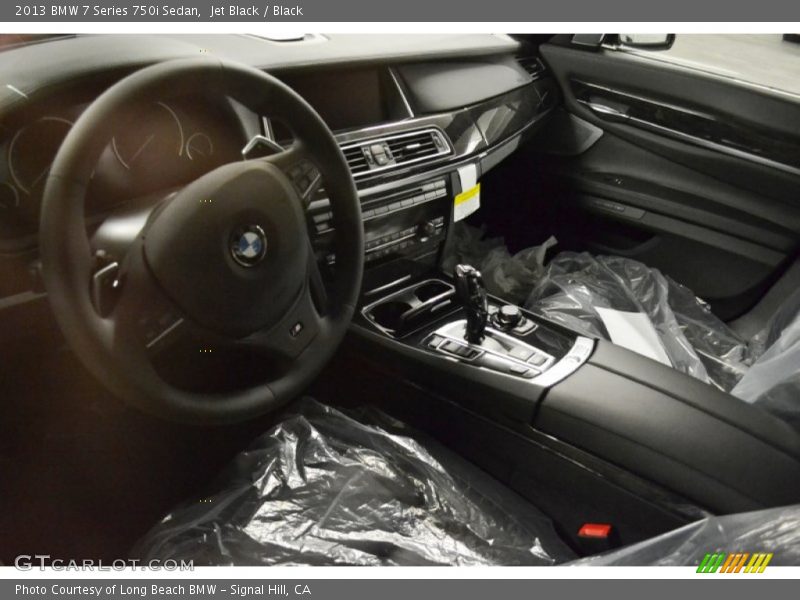 Black Interior - 2013 7 Series 750i Sedan 