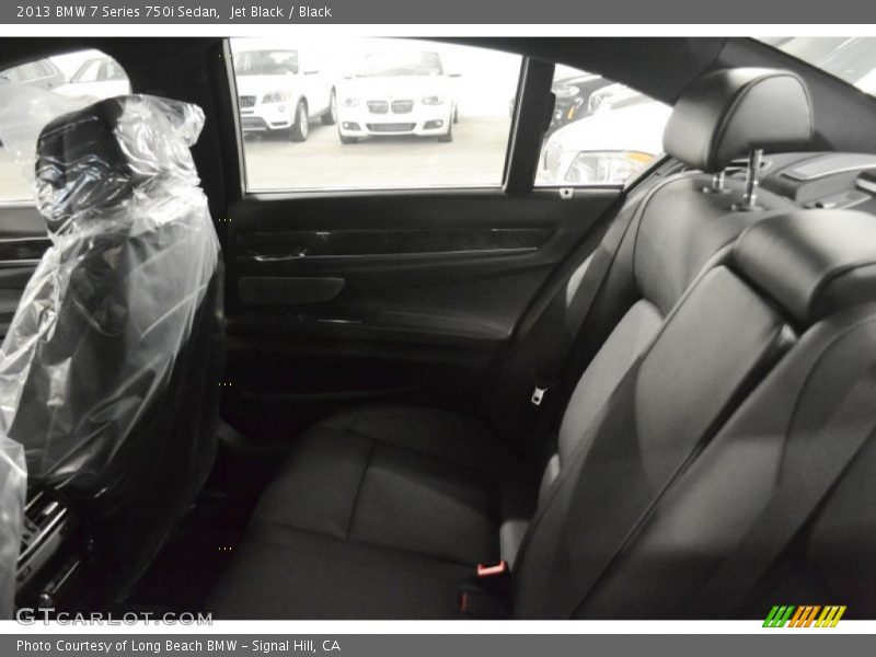 Jet Black / Black 2013 BMW 7 Series 750i Sedan