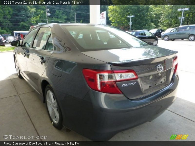 Magnetic Gray Metallic / Black 2012 Toyota Camry SE