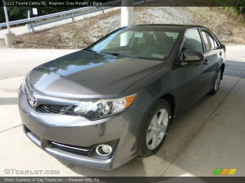 Magnetic Gray Metallic / Black 2012 Toyota Camry SE