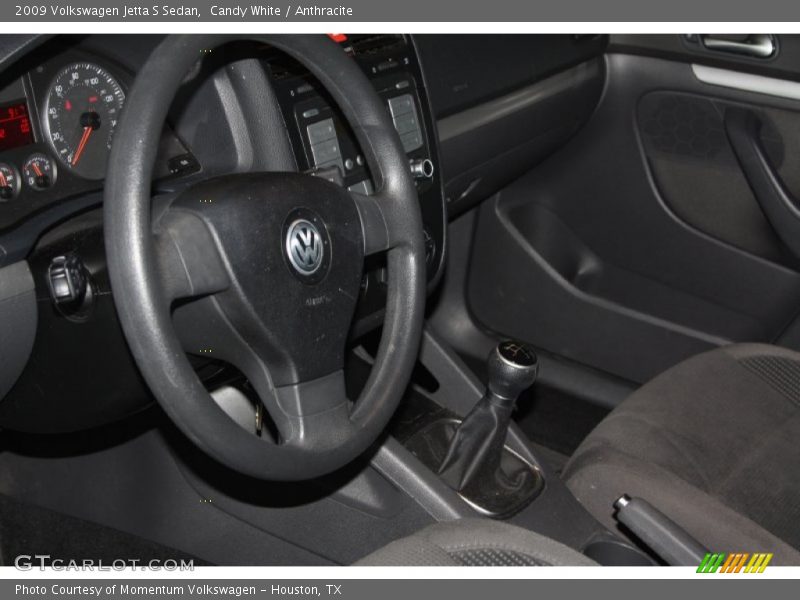 Candy White / Anthracite 2009 Volkswagen Jetta S Sedan