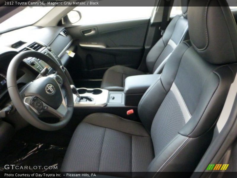 Magnetic Gray Metallic / Black 2012 Toyota Camry SE