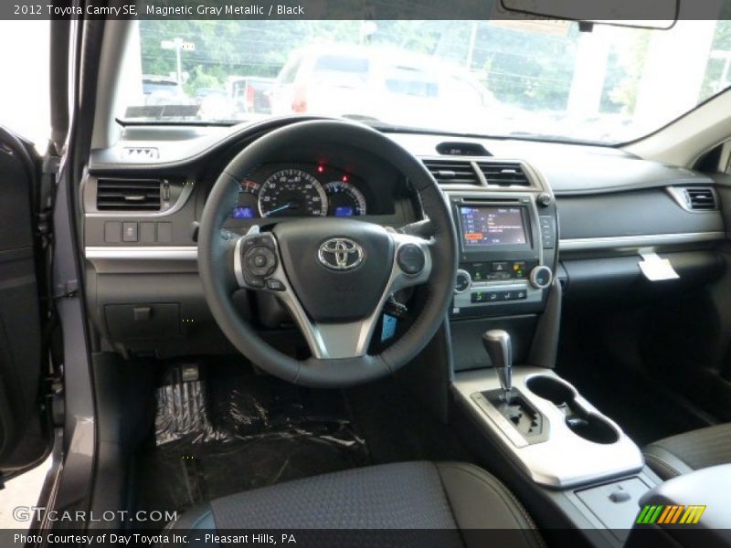 Magnetic Gray Metallic / Black 2012 Toyota Camry SE