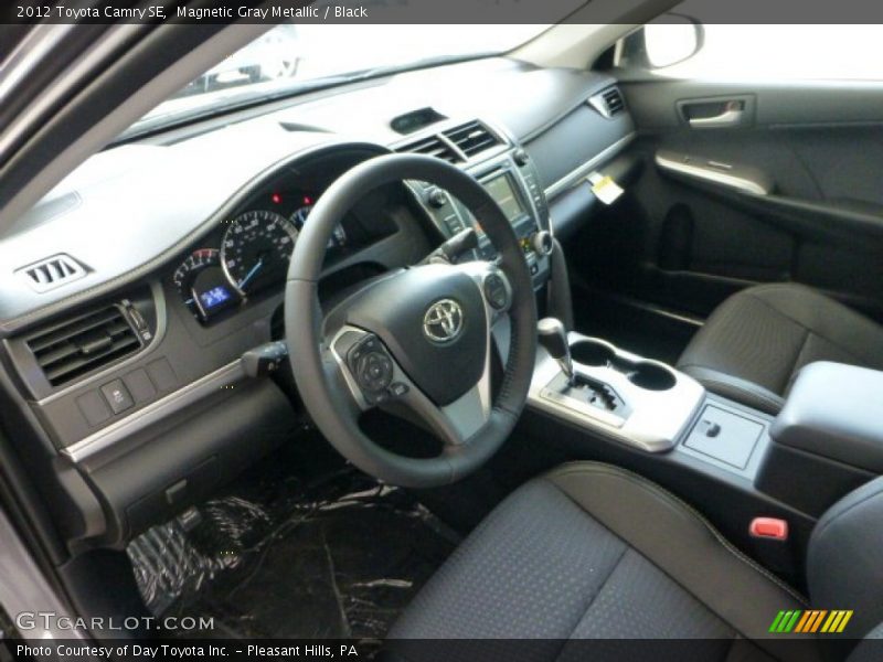 Magnetic Gray Metallic / Black 2012 Toyota Camry SE