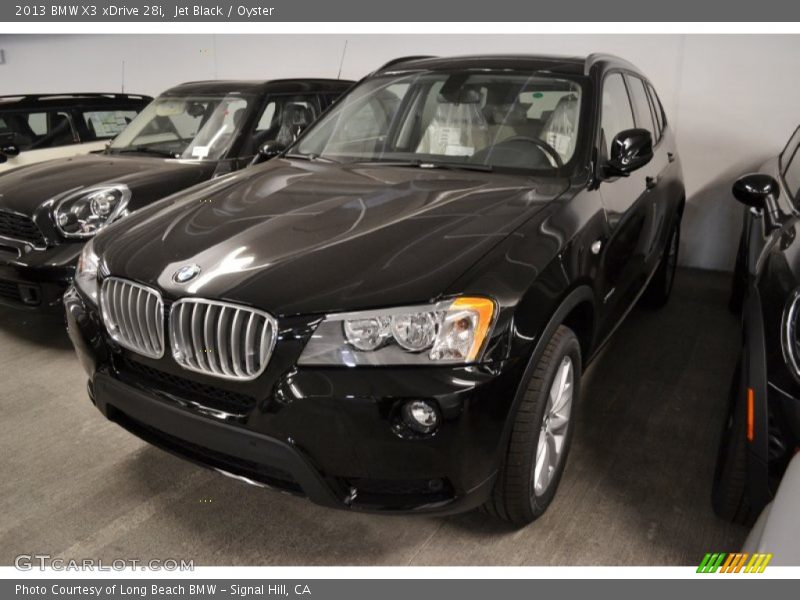Jet Black / Oyster 2013 BMW X3 xDrive 28i