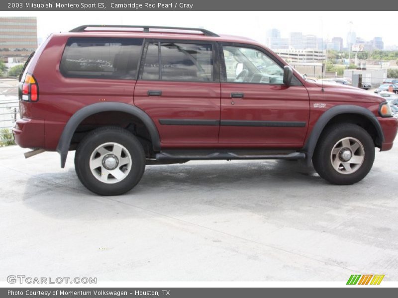  2003 Montero Sport ES Cambridge Red Pearl