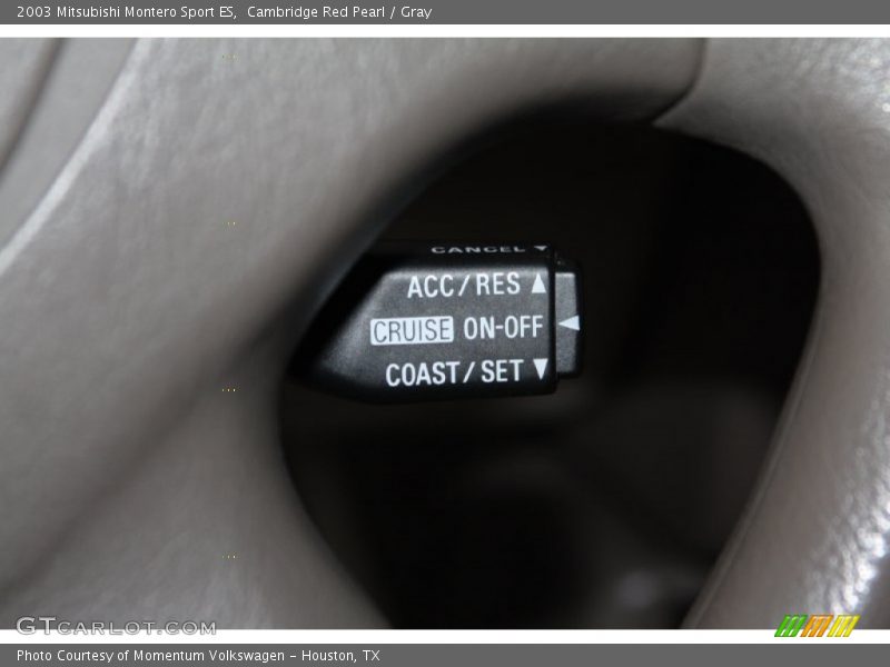 Cambridge Red Pearl / Gray 2003 Mitsubishi Montero Sport ES