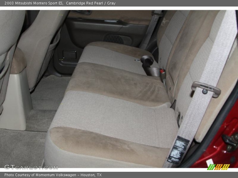 Cambridge Red Pearl / Gray 2003 Mitsubishi Montero Sport ES