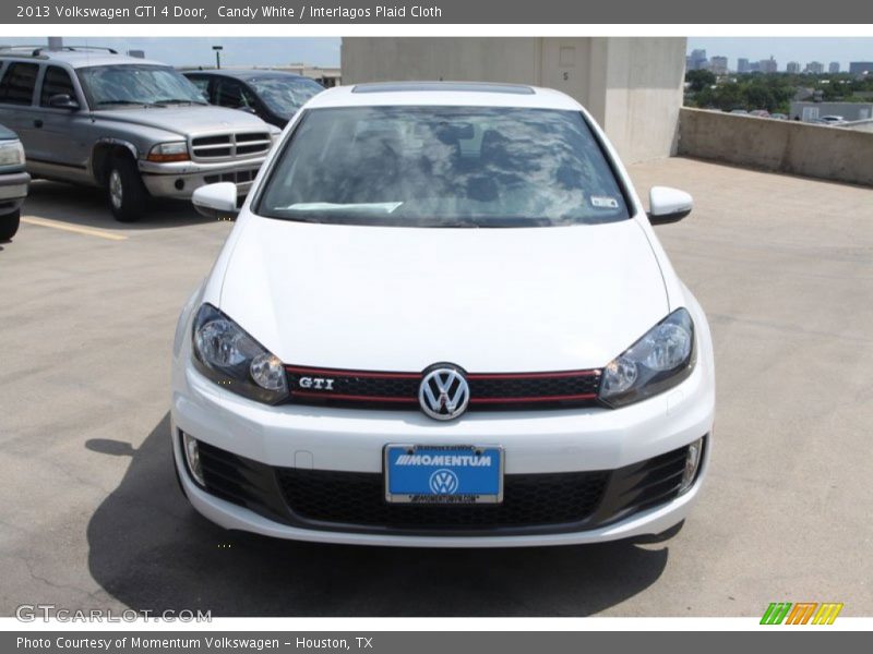 Candy White / Interlagos Plaid Cloth 2013 Volkswagen GTI 4 Door