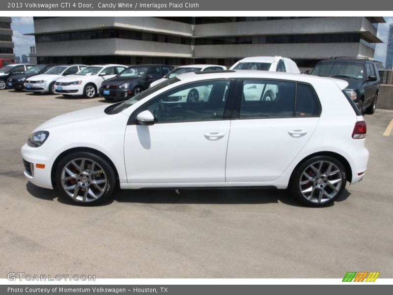 Candy White / Interlagos Plaid Cloth 2013 Volkswagen GTI 4 Door