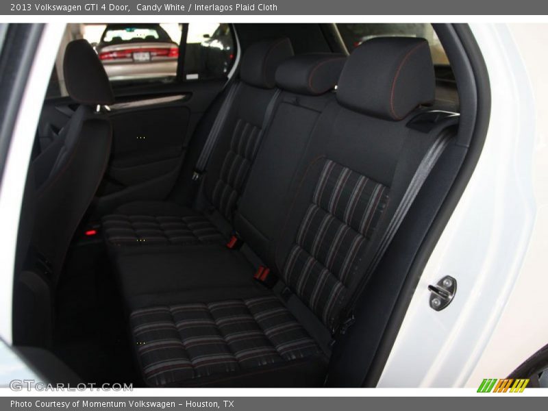 Candy White / Interlagos Plaid Cloth 2013 Volkswagen GTI 4 Door
