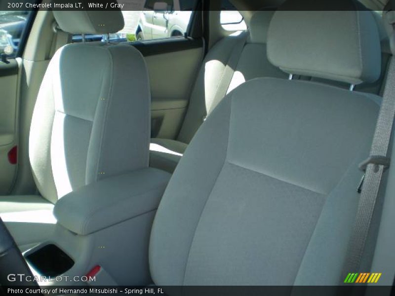 White / Gray 2007 Chevrolet Impala LT