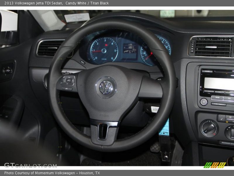 Candy White / Titan Black 2013 Volkswagen Jetta TDI Sedan