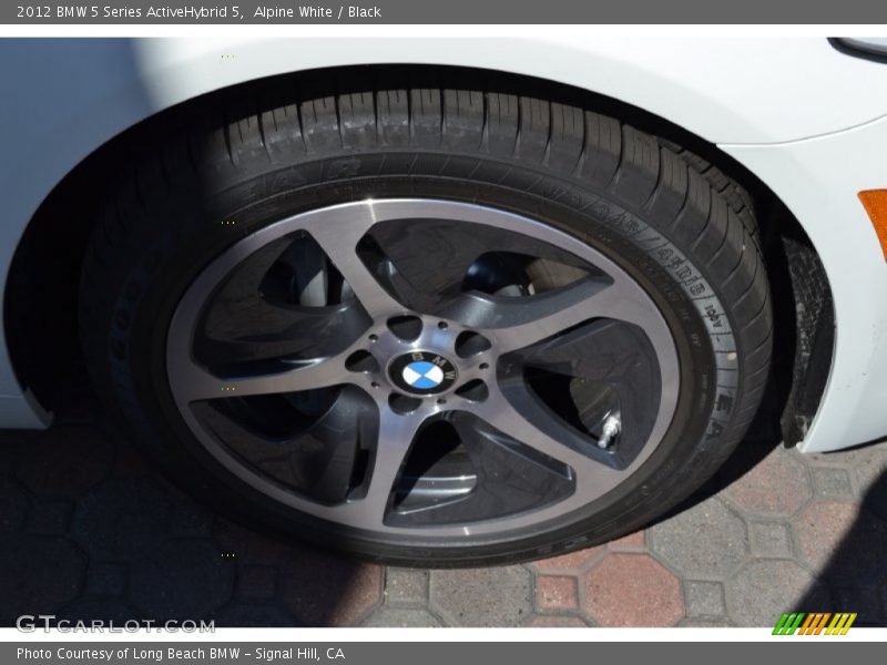 Alpine White / Black 2012 BMW 5 Series ActiveHybrid 5