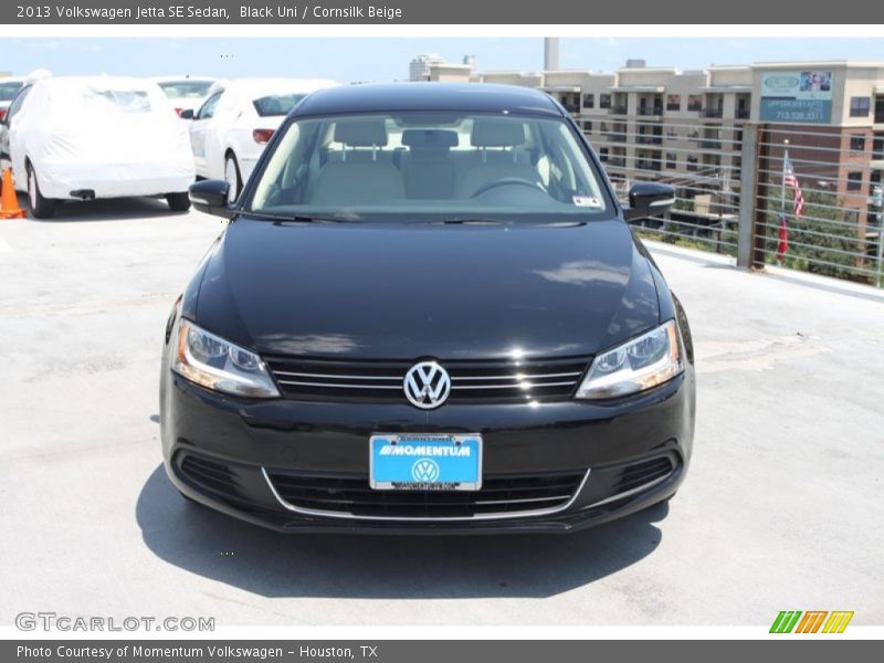 Black Uni / Cornsilk Beige 2013 Volkswagen Jetta SE Sedan