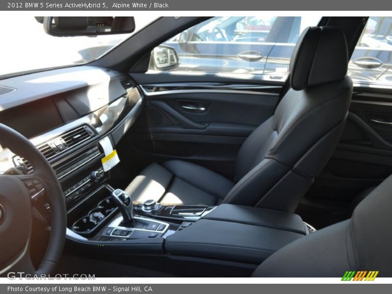 Alpine White / Black 2012 BMW 5 Series ActiveHybrid 5