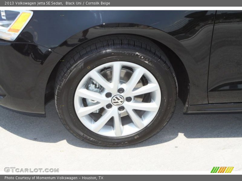 Black Uni / Cornsilk Beige 2013 Volkswagen Jetta SE Sedan