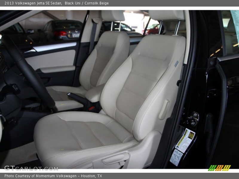 Black Uni / Cornsilk Beige 2013 Volkswagen Jetta SE Sedan
