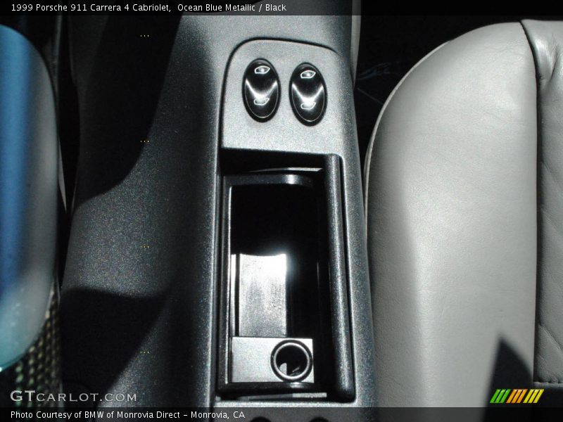 Ocean Blue Metallic / Black 1999 Porsche 911 Carrera 4 Cabriolet