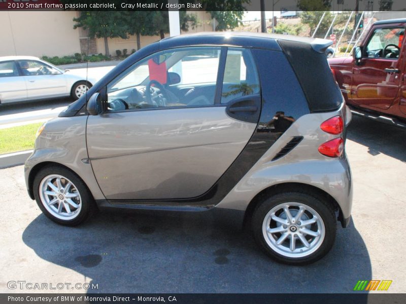 Gray Metallic / design Black 2010 Smart fortwo passion cabriolet