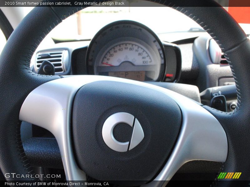Gray Metallic / design Black 2010 Smart fortwo passion cabriolet