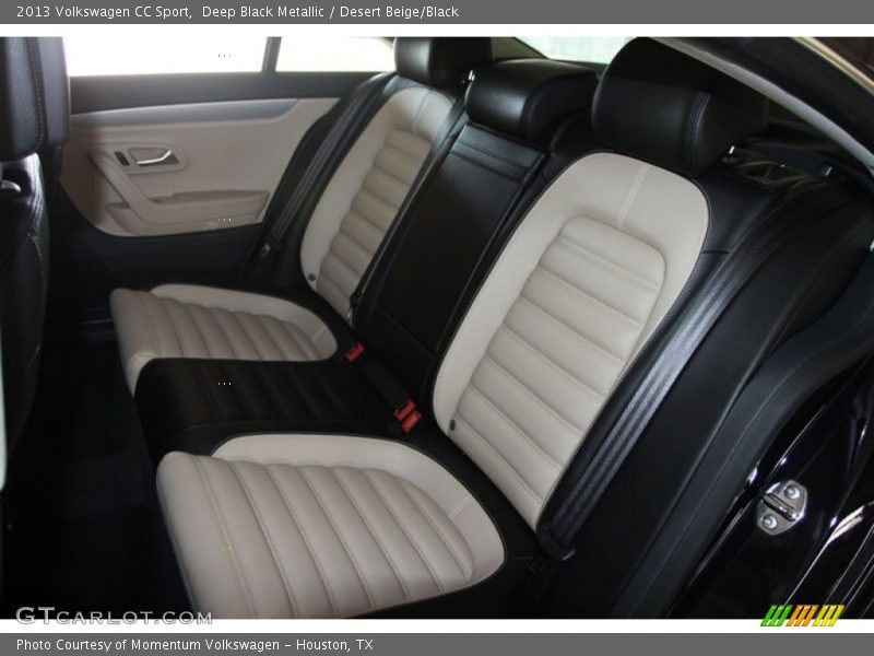Deep Black Metallic / Desert Beige/Black 2013 Volkswagen CC Sport