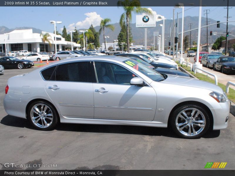 Liquid Platinum / Graphite Black 2009 Infiniti M 35 S Sedan