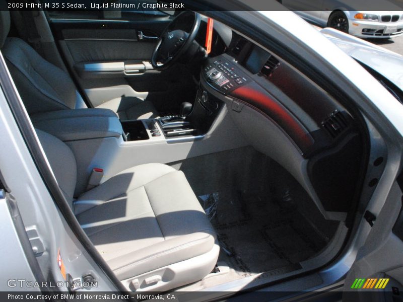 Liquid Platinum / Graphite Black 2009 Infiniti M 35 S Sedan