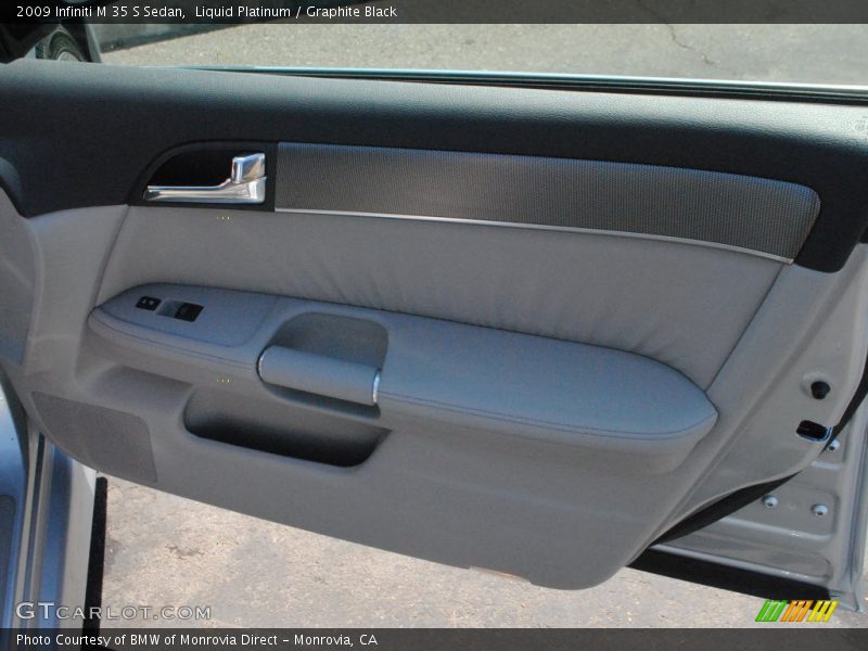 Liquid Platinum / Graphite Black 2009 Infiniti M 35 S Sedan
